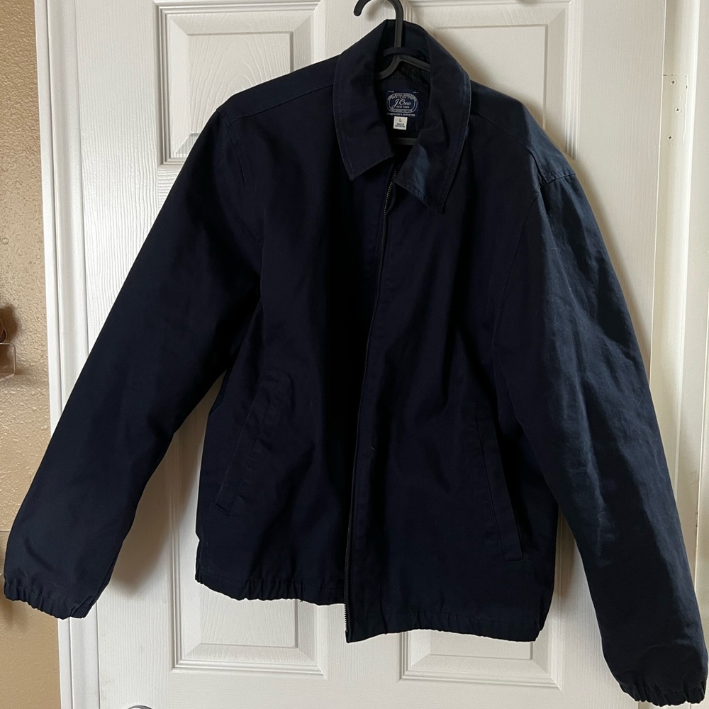 J crew Harrington jacket in cotton twill